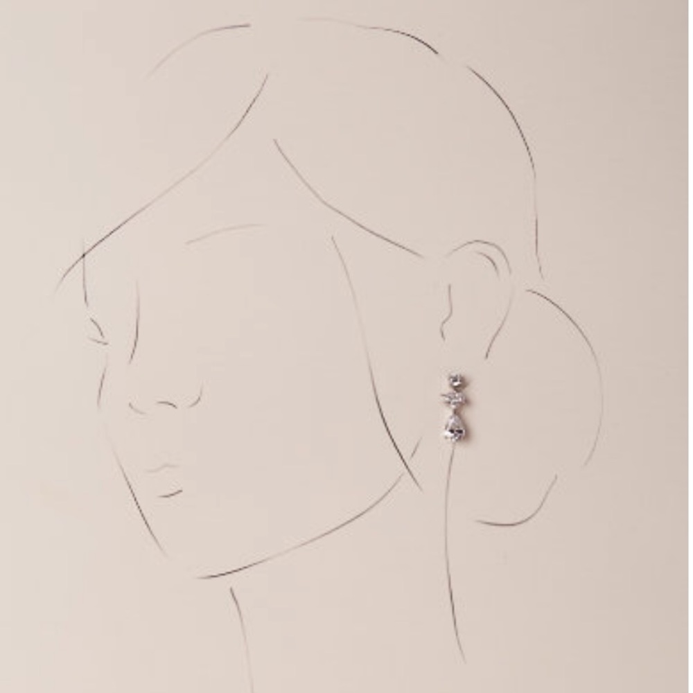 BHLDN Petite Drop Bridal Earrings